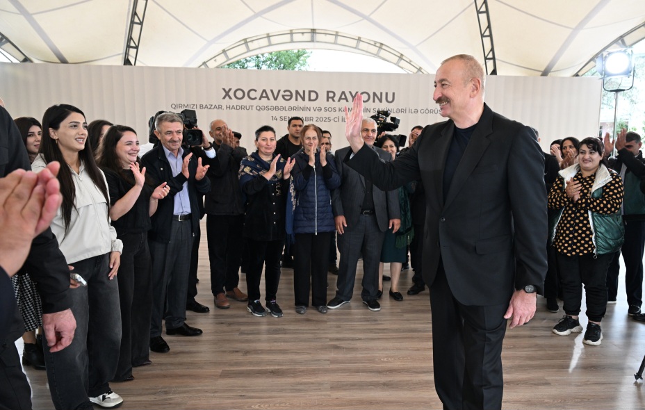 Prezident Qırmızı Bazar, Hadrut və Sos sakinləri ilə görüşdü (YENİLƏNİB)
